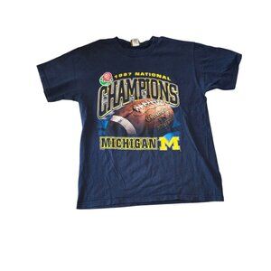 Vintage University of Michigan T-Shirt 1997 Football Champions Undefeated Large